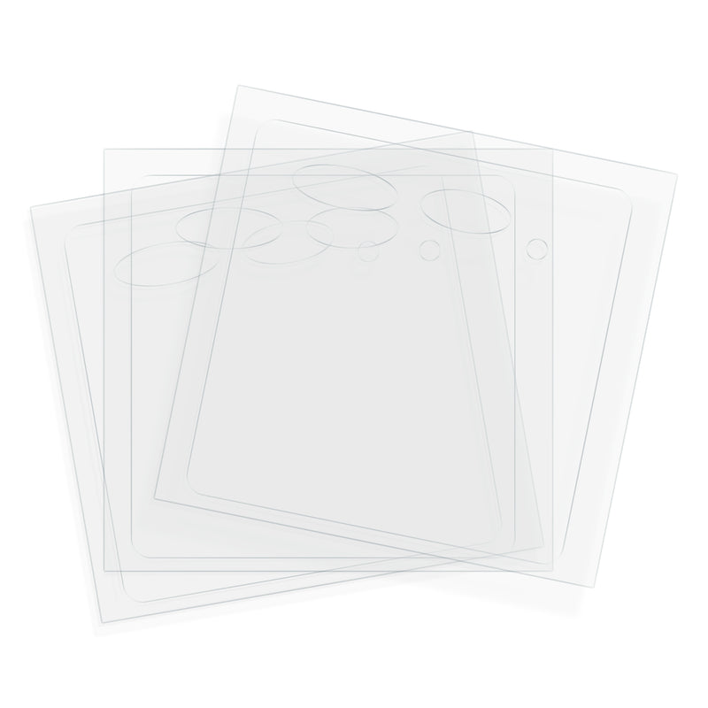 kwmobile Sticker Films compatible with Toniebox Sticker Protective Films Set Self-Adhesive