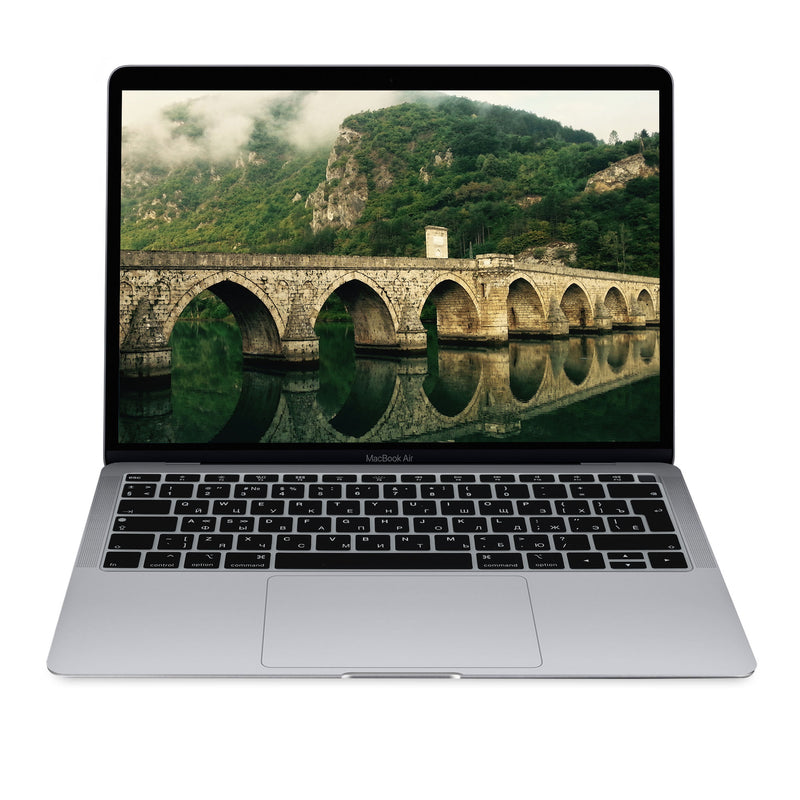 kwmobile Keyboard Cover for Apple MacBook Air 13" 2018 2019 2020 A1932 - QWERTY Russian Keyboard Protector Cover