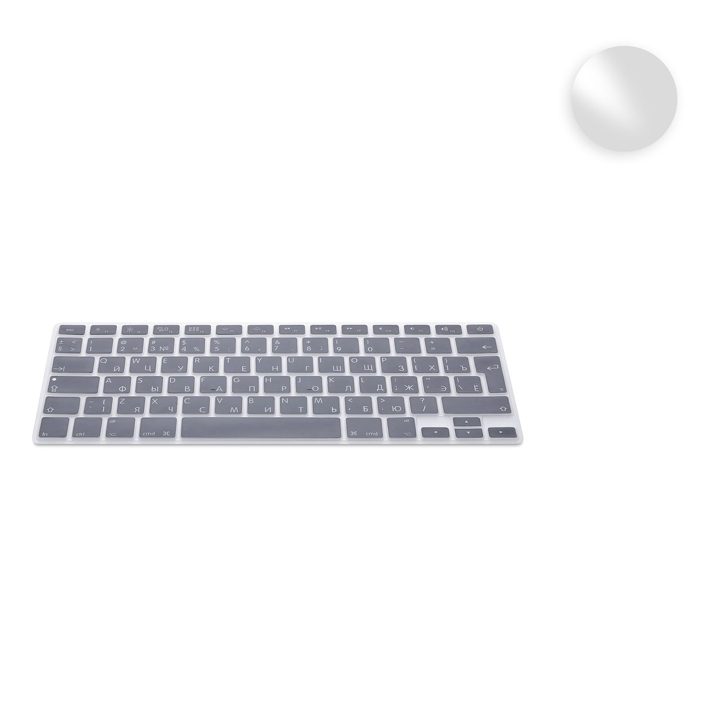 kwmobile Silikon Tastaturschutz AZERTY (Frankreich, Belgien) kompatibel mit Apple MacBook Air 13" 2018 2019 2020 A1932 - in Schwarz Schwarz  