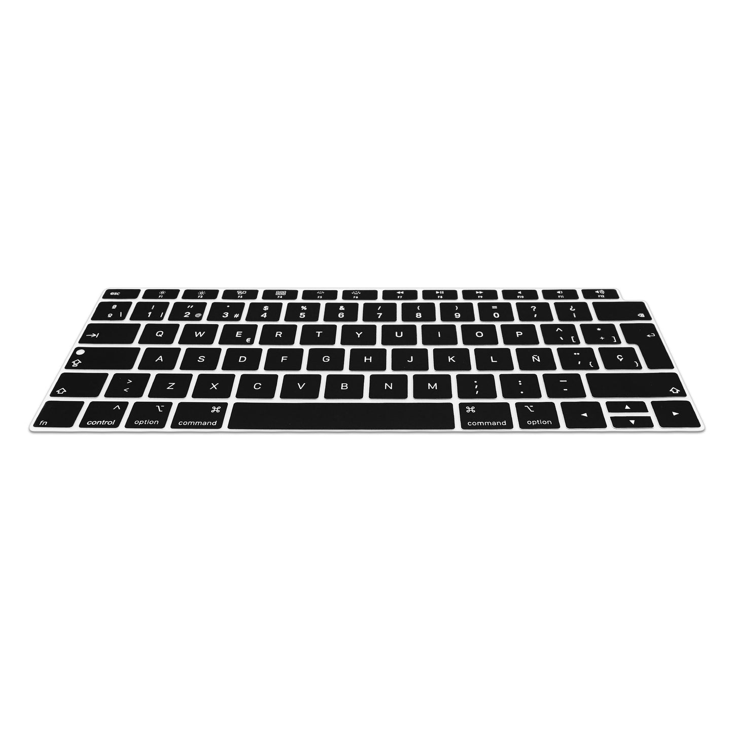 Silicone Keyboard Protector QWERTY (Spanish) compatible with Apple MacBook Air 13" 2018 2019 2020 A1932