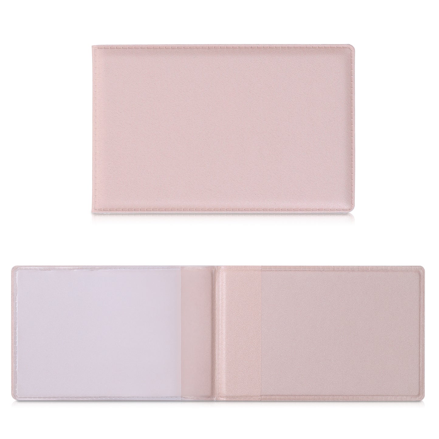 kwmobile 3in1 Faux Leather Card Holder - 10 x 6.5cm - Mini Credit Card Wallet - Case for Credit Card Sized Cards