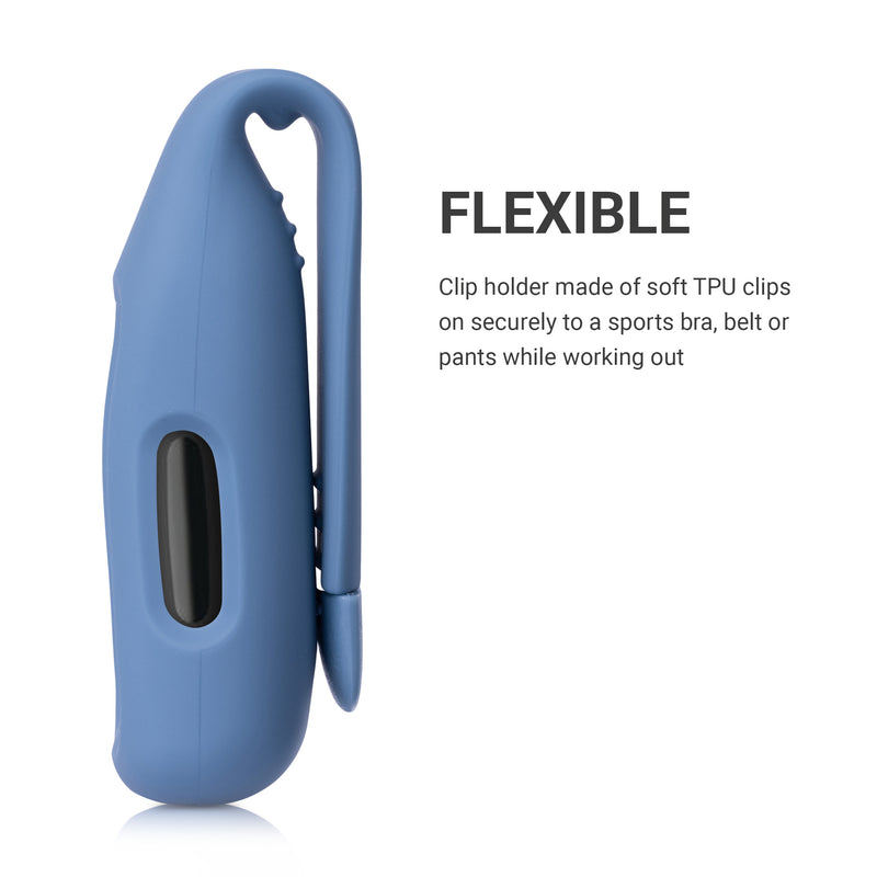 kwmobile Clip Holder compatible with Fitbit Inspire 3 / Inspire 2 / Ace 3 Fitness Tracker Holder without Tracker