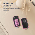 kwmobile Car Key Fob Cover Compatible with VW Skoda Seat 3-Button Car Key - Key Cover