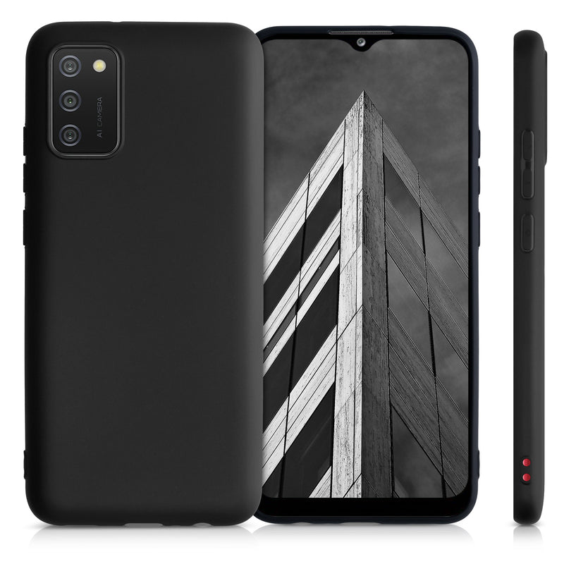 kwmobile Phone Case for Samsung Galaxy A02s Case - Wireless Charging - Protective Cover