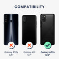 kwmobile Phone Case for Samsung Galaxy A02s Case - Wireless Charging - Protective Cover