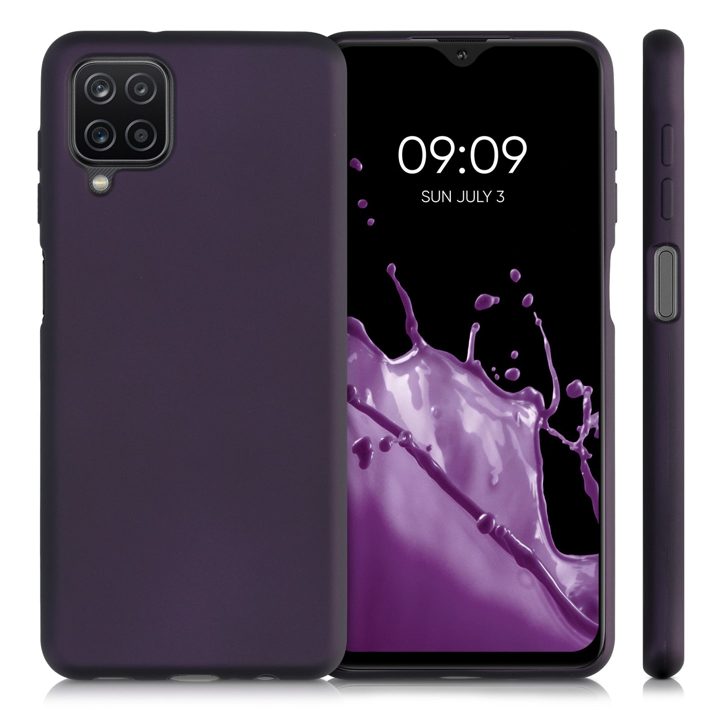kwmobile Phone Case for Samsung Galaxy A12 - Silicone Cover Protector