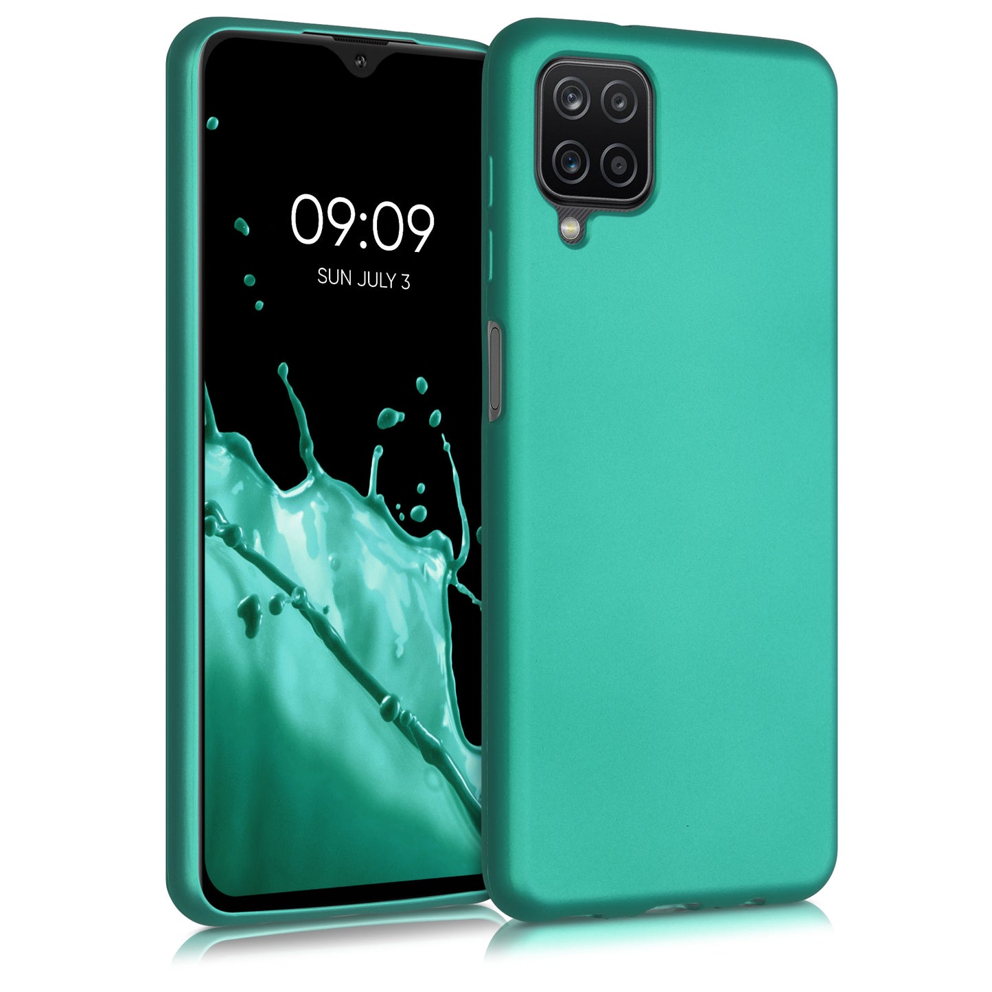 kwmobile Phone Case for Samsung Galaxy A12 - Silicone Cover Protector
