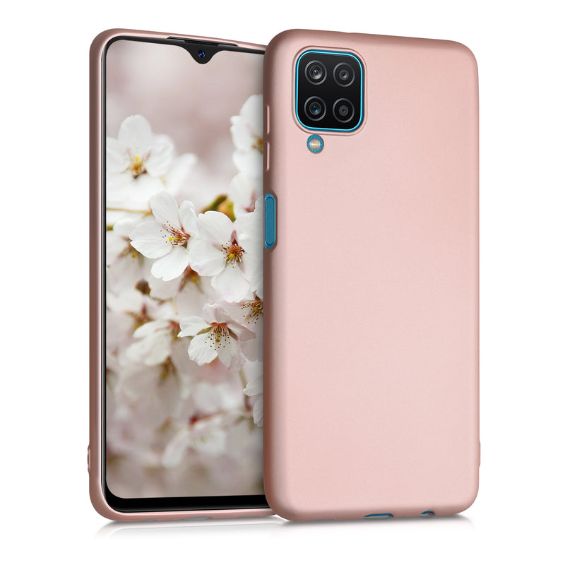 kwmobile Phone Case for Samsung Galaxy A12 - Silicone Cover Protector