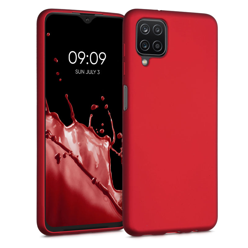 kwmobile Phone Case for Samsung Galaxy A12 - Silicone Cover Protector
