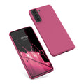 kwmobile Phone Case for Samsung Galaxy S21 - Wireless Charging - Protective Cover