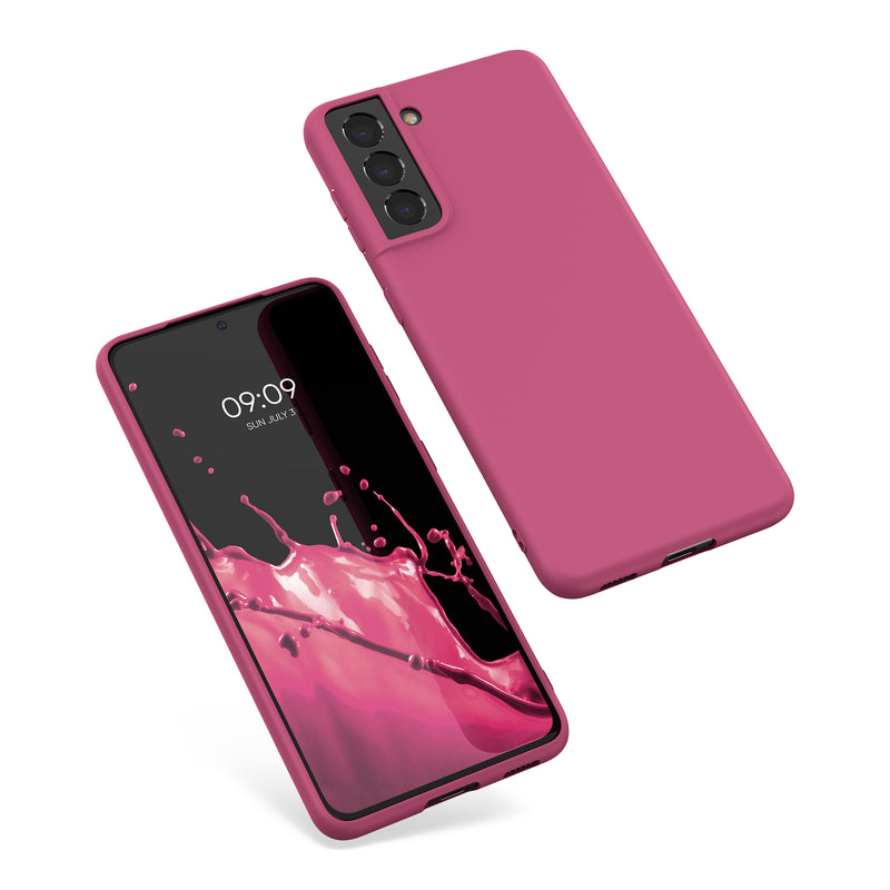 kwmobile Phone Case for Samsung Galaxy S21 - Wireless Charging - Protective Cover
