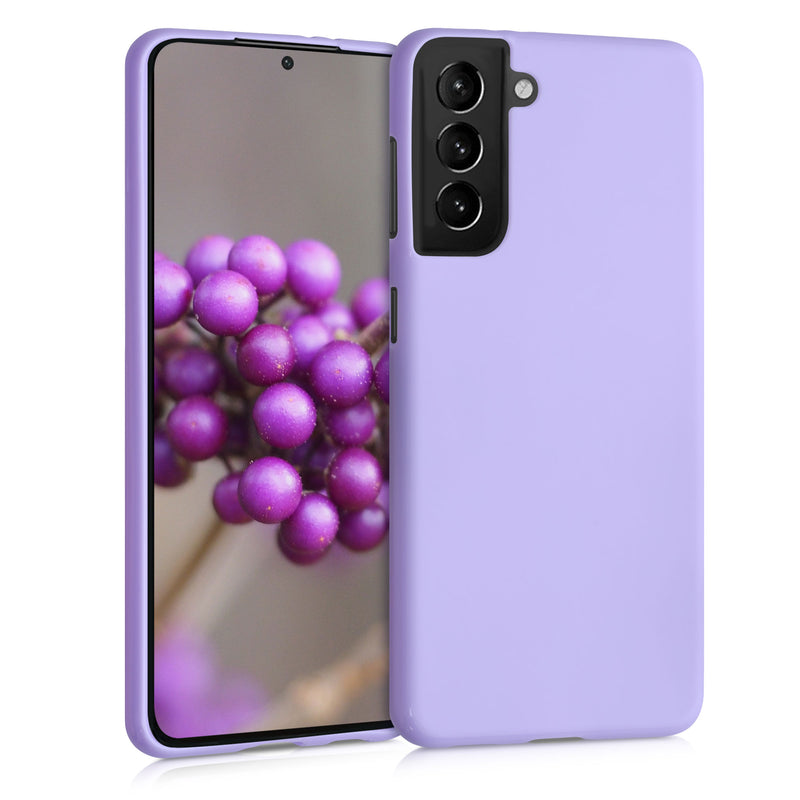 kwmobile Phone Case for Samsung Galaxy S21 - Wireless Charging - Protective Cover