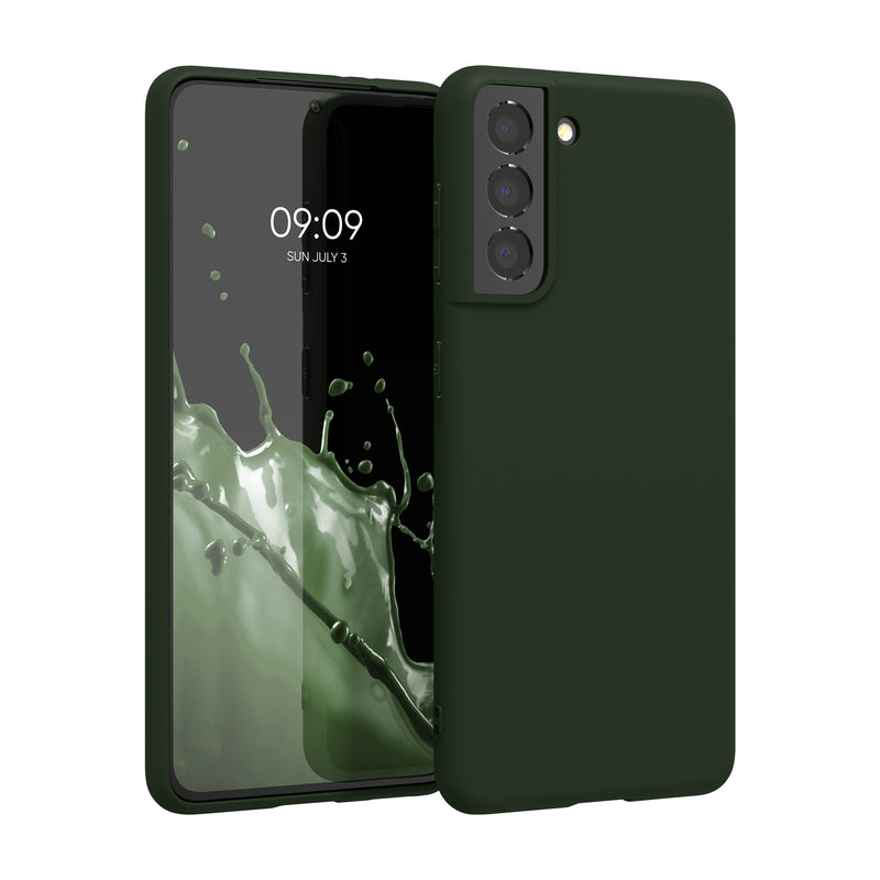 kwmobile Phone Case for Samsung Galaxy S21 - Wireless Charging - Protective Cover