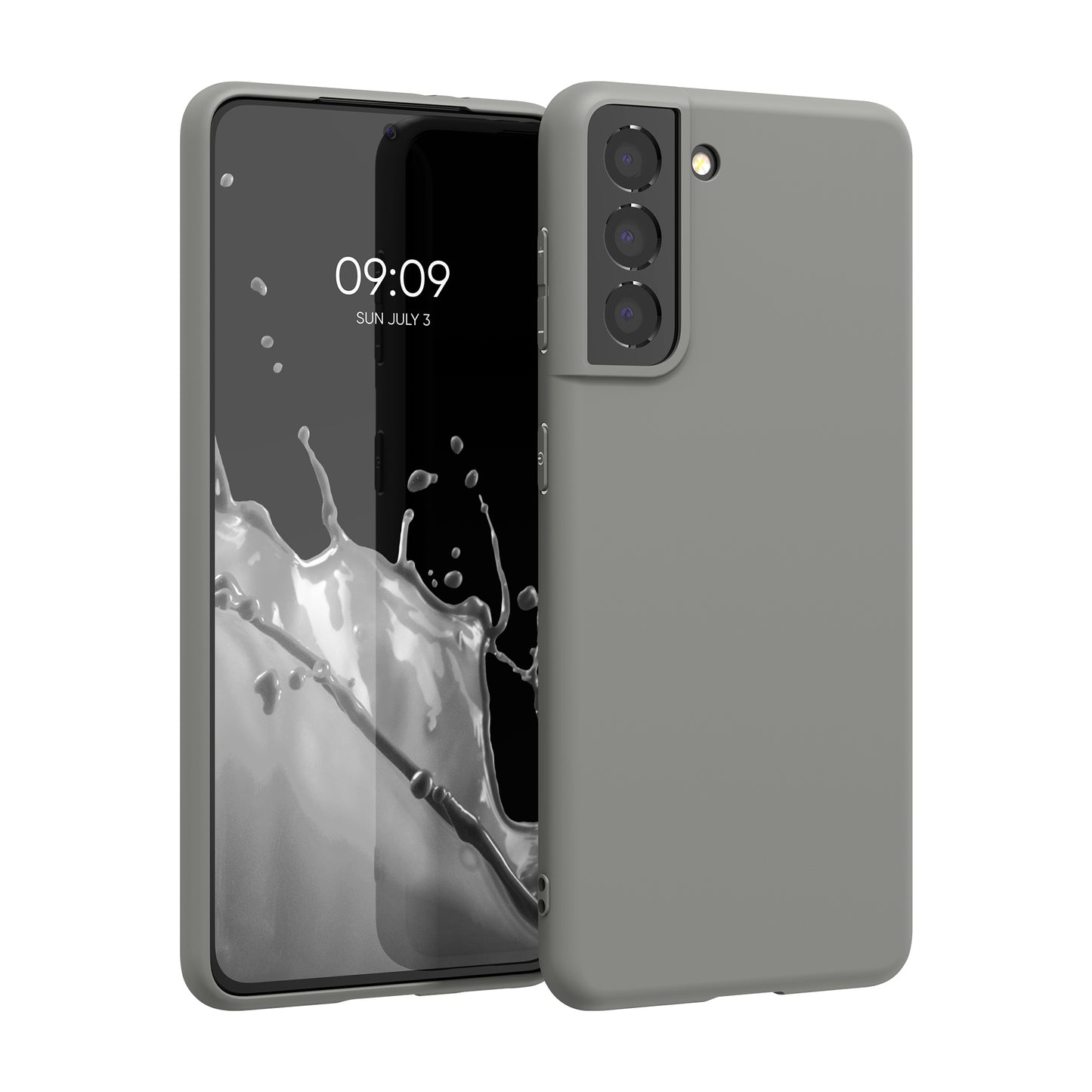 kwmobile Phone Case for Samsung Galaxy S21 - Wireless Charging - Protective Cover