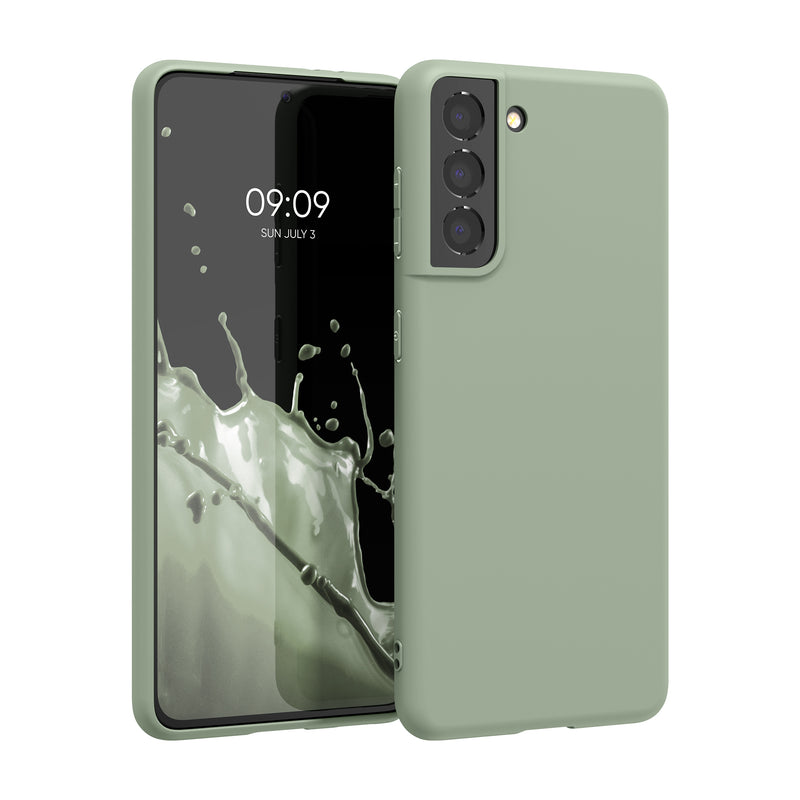kwmobile Phone Case for Samsung Galaxy S21 - Wireless Charging - Protective Cover