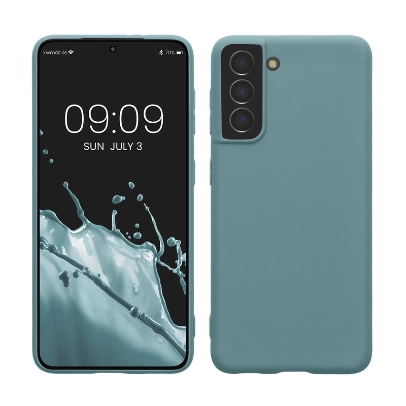 kwmobile Phone Case for Samsung Galaxy S21 - Wireless Charging - Protective Cover