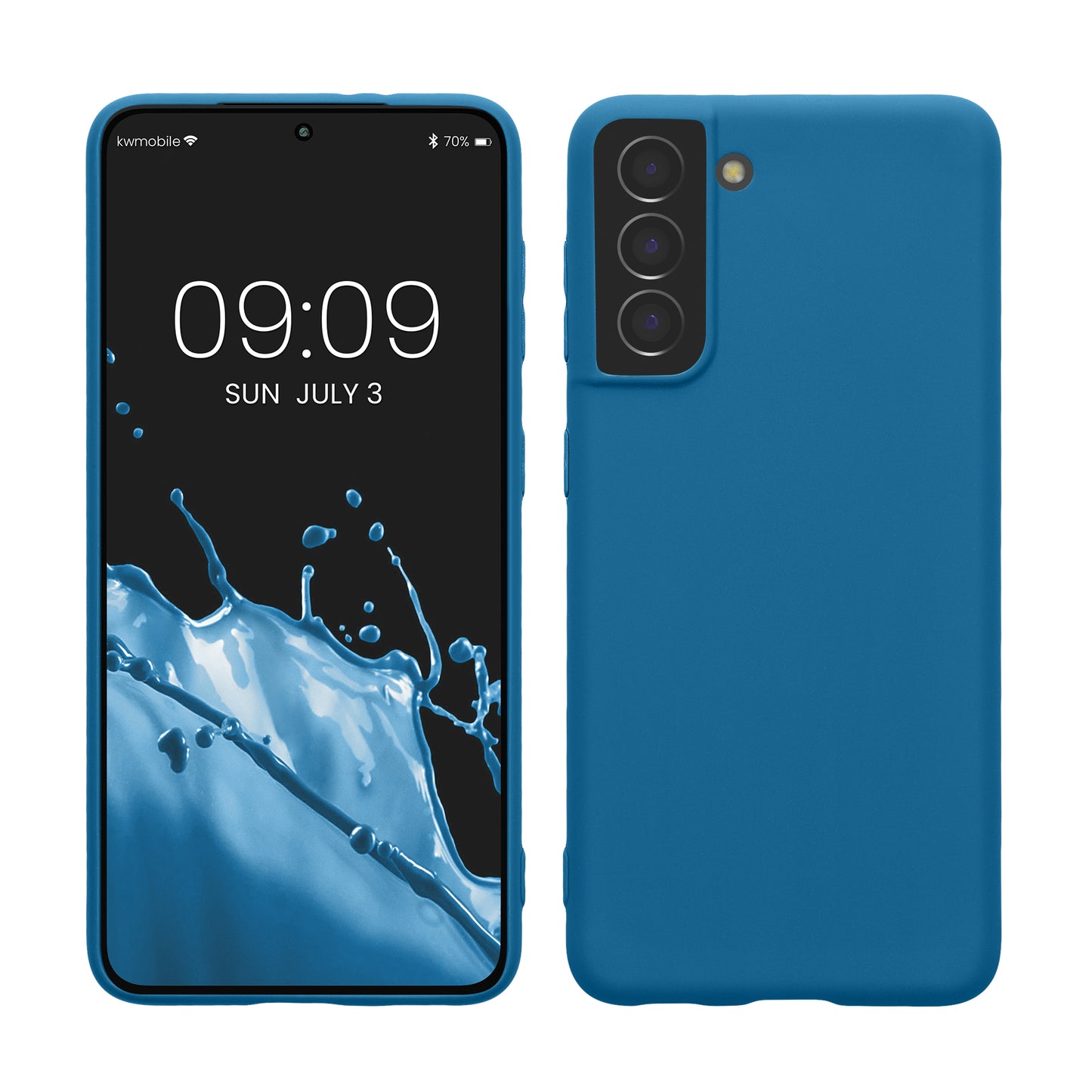 kwmobile Phone Case for Samsung Galaxy S21 - Wireless Charging - Protective Cover