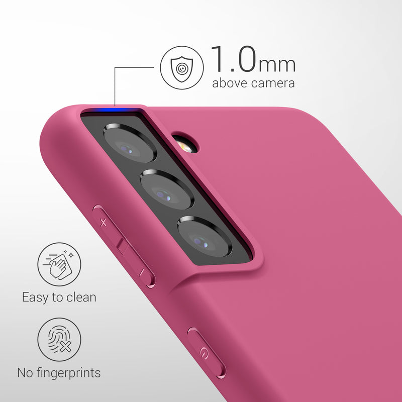 kwmobile Phone Case for Samsung Galaxy S21 - Wireless Charging - Protective Cover