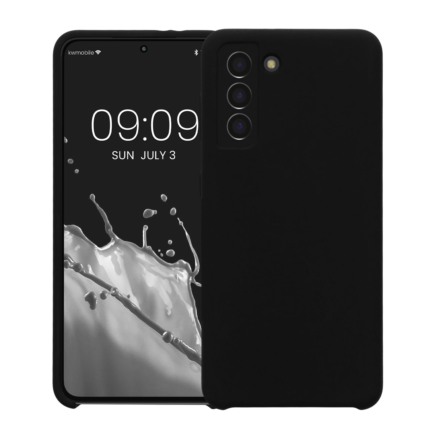 kwmobile Phone Case for Samsung Galaxy S21 - Silicone Case - Wireless Charging - Protective Cover