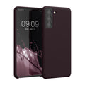 kwmobile Phone Case for Samsung Galaxy S21 - Silicone Case - Wireless Charging - Protective Cover