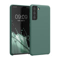 kwmobile Phone Case for Samsung Galaxy S21 - Silicone Case - Wireless Charging - Protective Cover