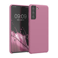 kwmobile Phone Case for Samsung Galaxy S21 - Silicone Case - Wireless Charging - Protective Cover