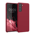 kwmobile Phone Case for Samsung Galaxy S21 - Silicone Case - Wireless Charging - Protective Cover