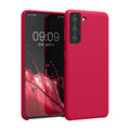 kwmobile Phone Case for Samsung Galaxy S21 - Silicone Case - Wireless Charging - Protective Cover