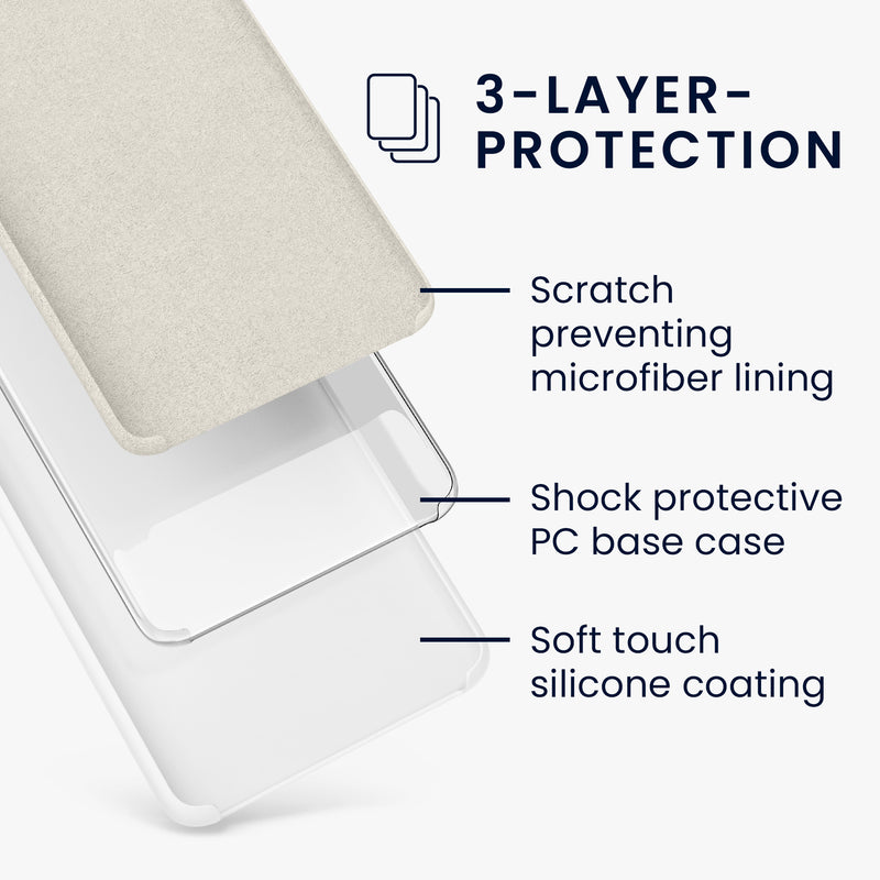 kwmobile Phone Case for Samsung Galaxy S21 Plus Case - Silicone Case - Wireless Charging - Protective Cover