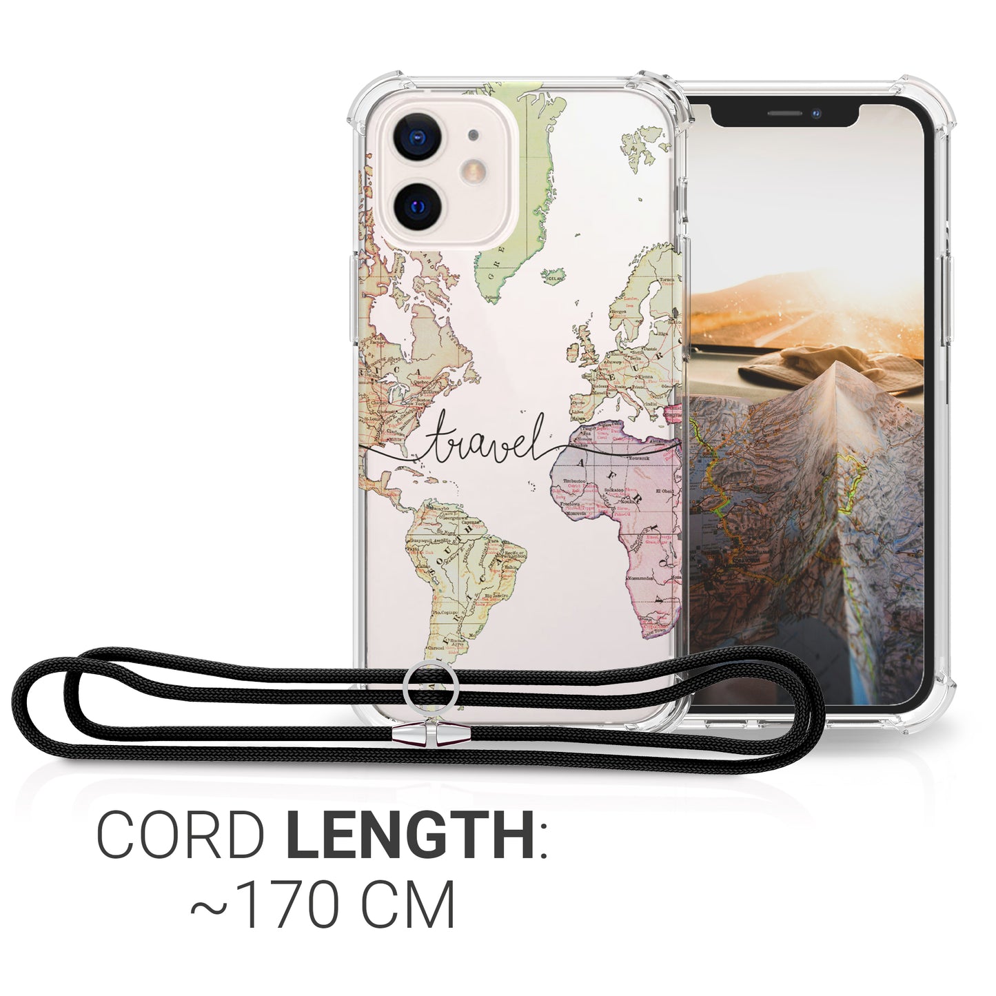 kwmobile Necklace Case compatible with Apple iPhone 12 mini Case