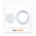 kwmobile Start/Stop Button Ring Frame and Cover compatible with Land Rover Jaguar Start-Stop Button