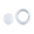 kwmobile Start/Stop Button Ring Frame and Cover compatible with Land Rover Jaguar Start-Stop Button