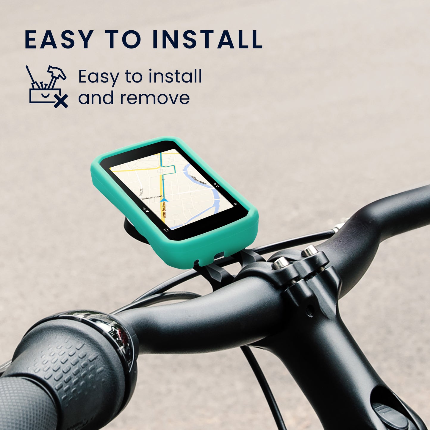 kwmobile Case Compatible with Bryton Rider 750 Cover Protective Case