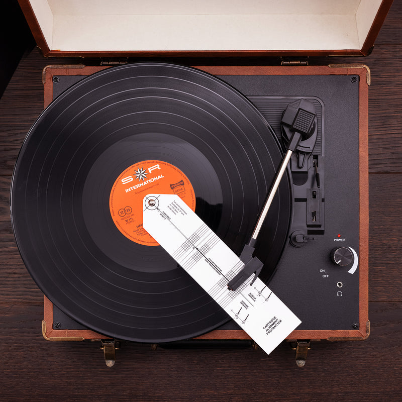 Protractor for Cartridge Alignment Turntable
