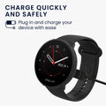 kwmobile USB Cable Charger compatible with Polar Unite Charging Cable - Smart Watch Replacement Cable - Fitness Tracker Charging Cable