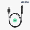 kwmobile USB Cable Charger compatible with Polar Unite Charging Cable - Smart Watch Replacement Cable - Fitness Tracker Charging Cable