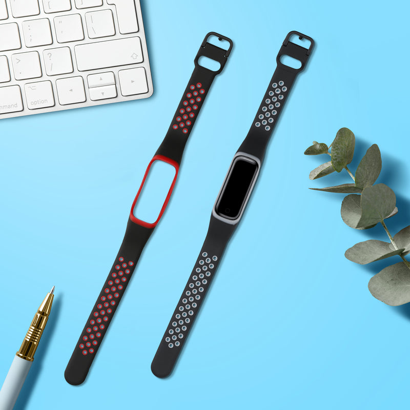 kwmobile Watch Strap for Samsung Galaxy Fit 2 Band Fitness Tracker Strap Set Replacement Band Smartwatch
