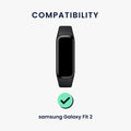 kwmobile Watch Strap for Samsung Galaxy Fit 2 Band Fitness Tracker Strap Set Replacement Band Smartwatch