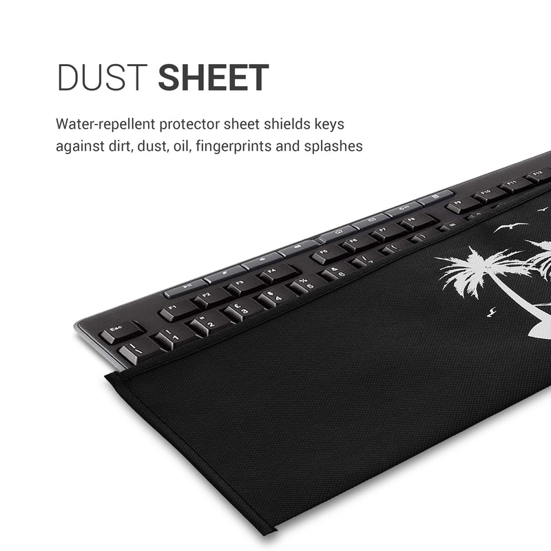 kwmobile Logitech MK270 Wireless Case PC Keyboard Cover for Logitech MK270 Wireless Keyboard Case