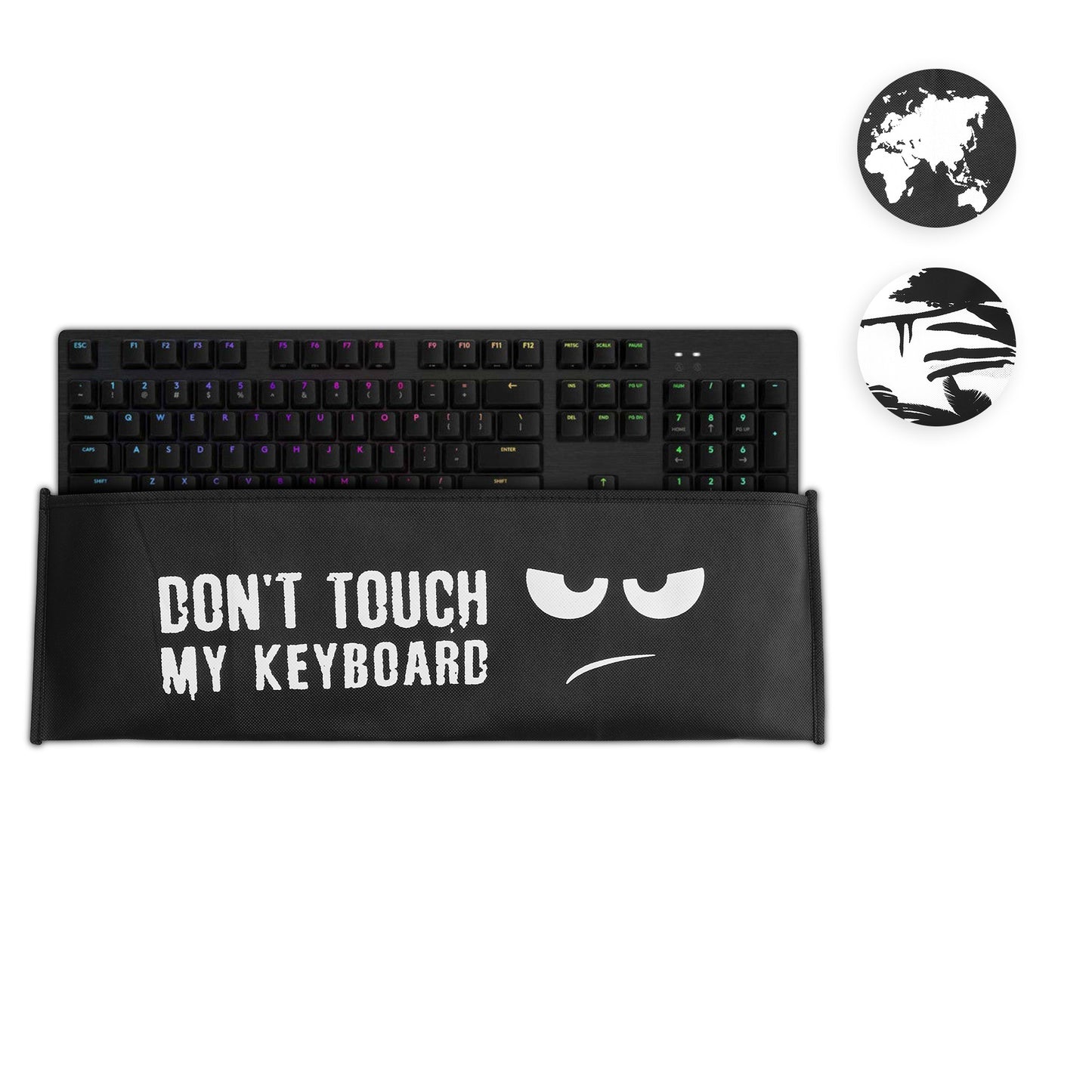 kwmobile Logitech G512/G513 Carbon Tactile/Linear/GX Blue Hülle - PC Tastatur Schutzhülle für Logitech G512/G513 Carbon Tactile/Linear/GX Blue - Keyboard Case Weiß  [dsg01]