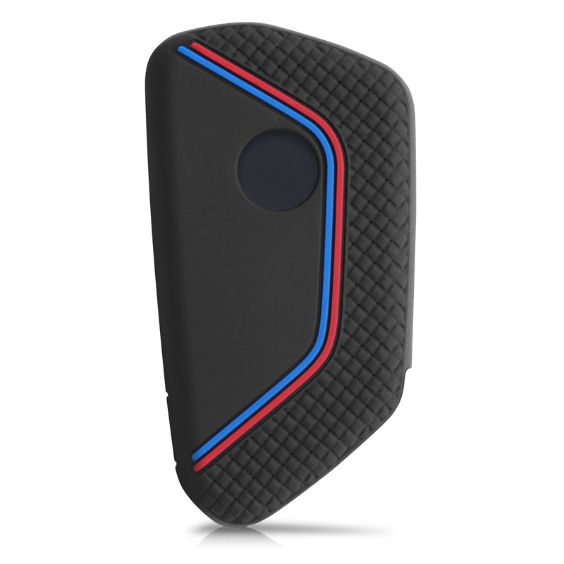 kwmobile Car Key Protection Case Compatible with VW Golf 8 3-Button Car Key Fob Cover