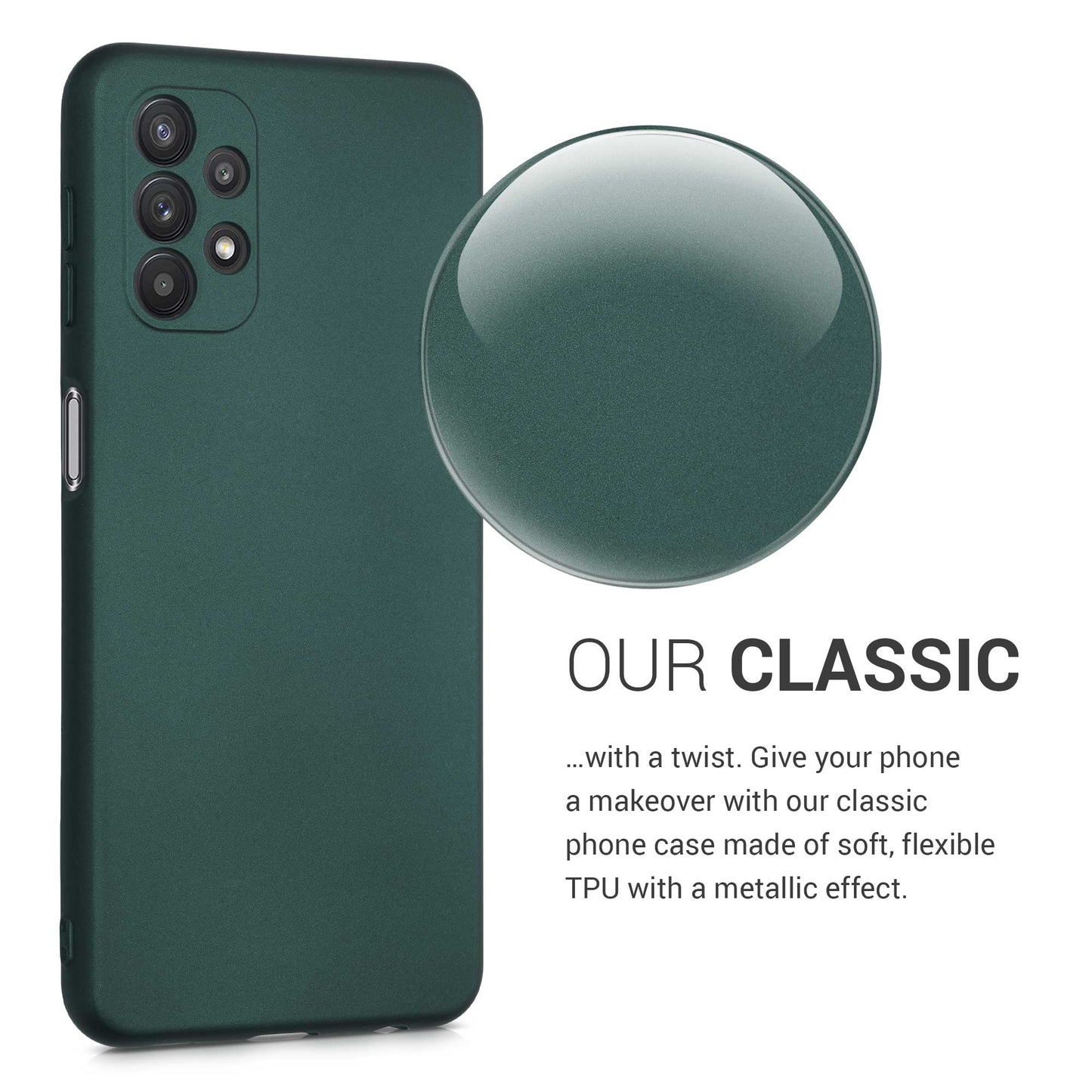 kwmobile Phone Case for Samsung Galaxy A32 5G - Silicone Case - Protective Cover