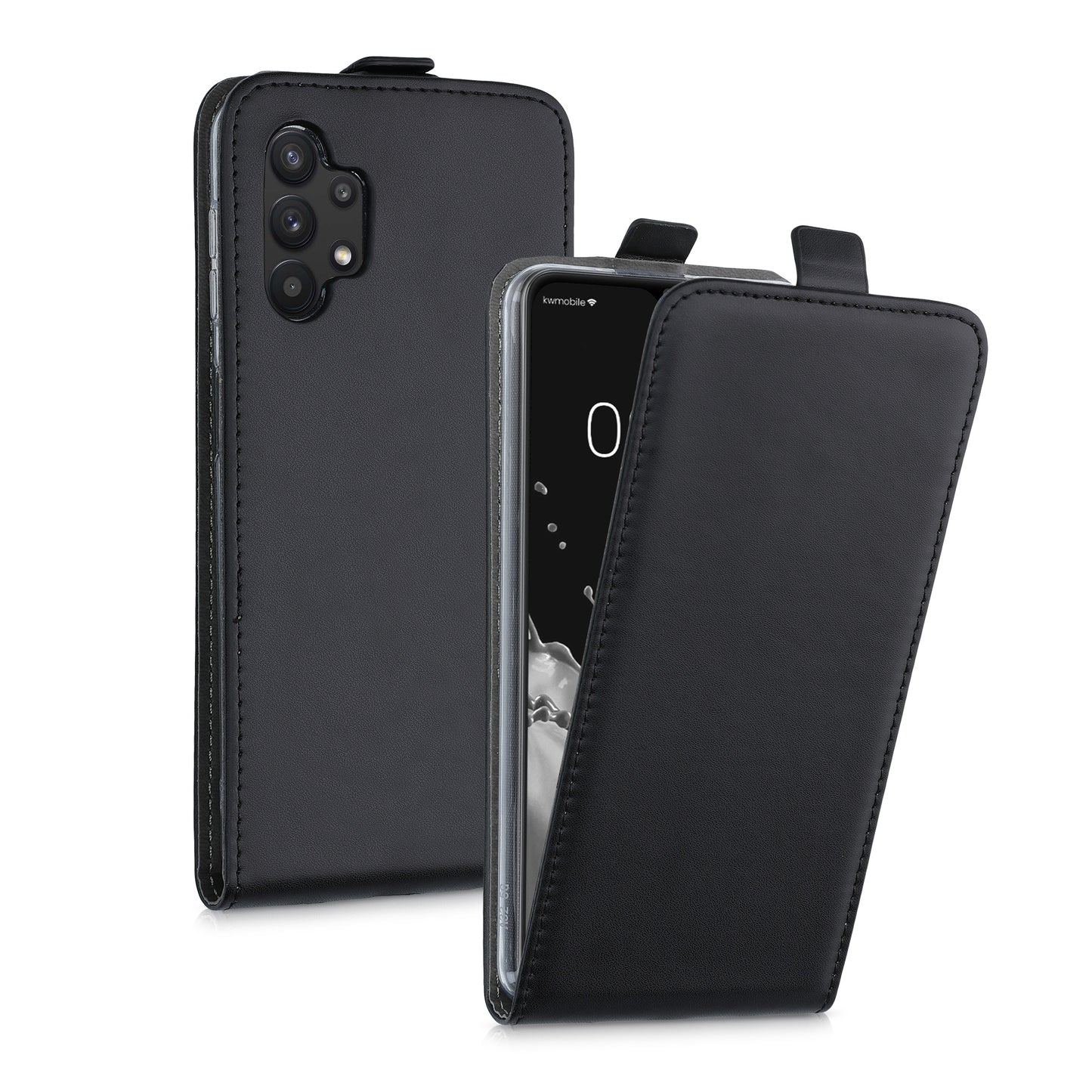 kwmobile Protective Case Compatible with Samsung Galaxy A32 5G - Flip Case Phone Cover