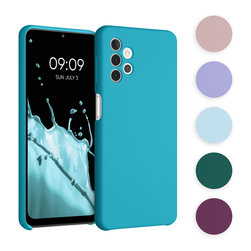 kwmobile Hülle kompatibel mit Samsung Galaxy A32 5G Hülle - Silikon Handy Case - Handyhülle weiche Oberfläche - kabelloses Laden - Honiggelb Honiggelb  