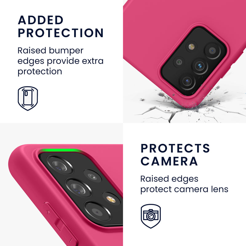 kwmobile Phone Case for Samsung Galaxy A52 / A52 5G / A52s 5G Case - Wireless Charging - Protective Cover