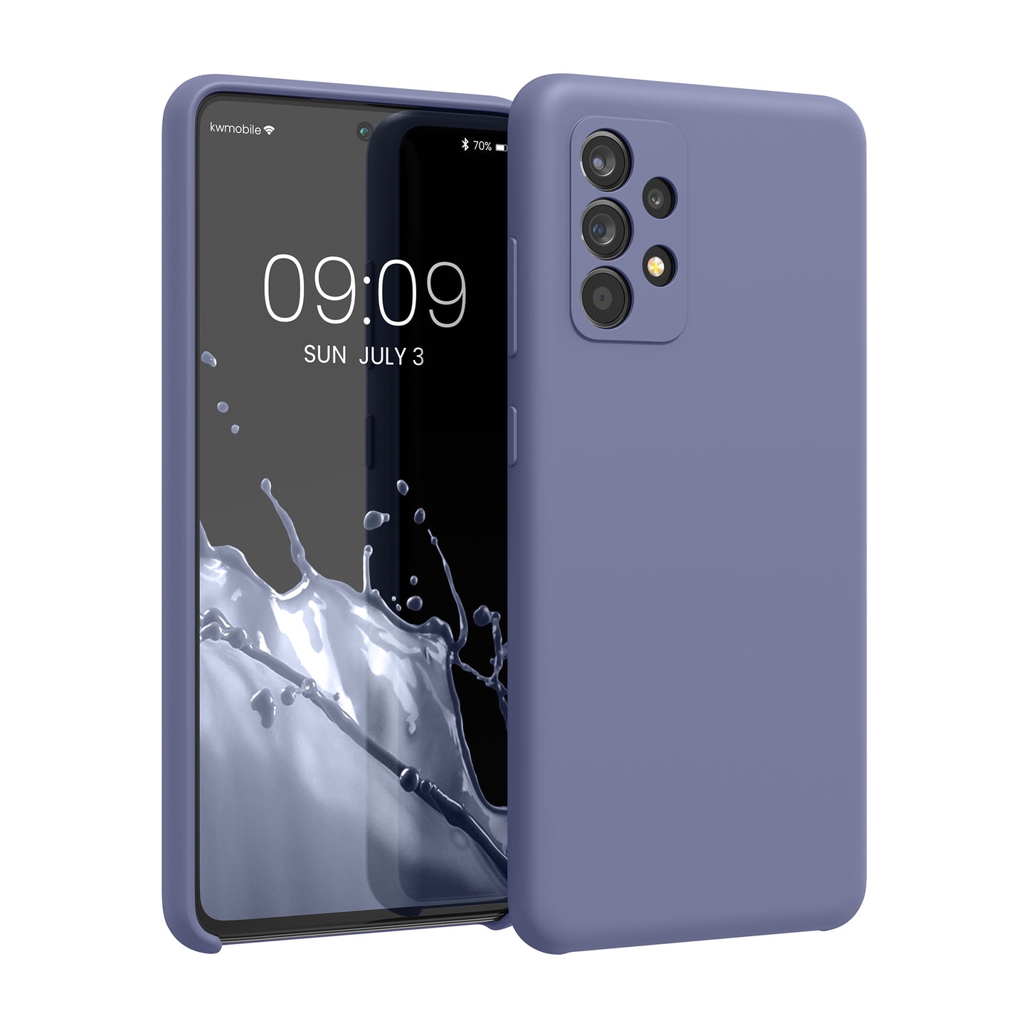 kwmobile Cell Phone Case for Samsung Galaxy A52 / A52 5G / A52s 5G - Silicone Case - Wireless Charging - Protective Cover