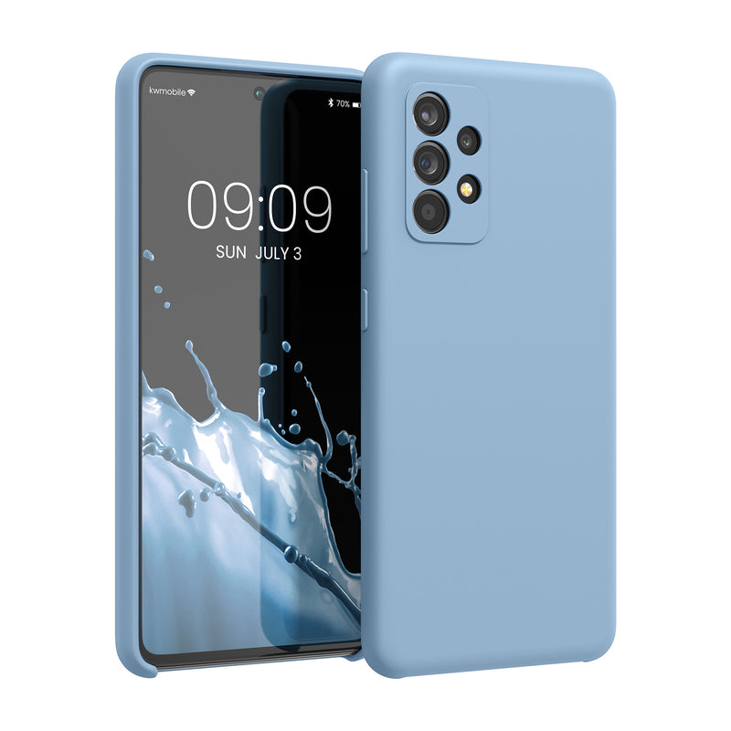 kwmobile Cell Phone Case for Samsung Galaxy A52 / A52 5G / A52s 5G - Silicone Case - Wireless Charging - Protective Cover
