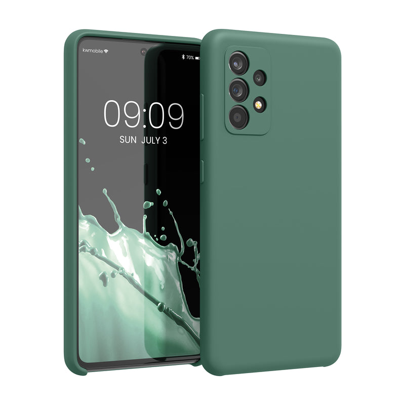 kwmobile Cell Phone Case for Samsung Galaxy A52 / A52 5G / A52s 5G - Silicone Case - Wireless Charging - Protective Cover