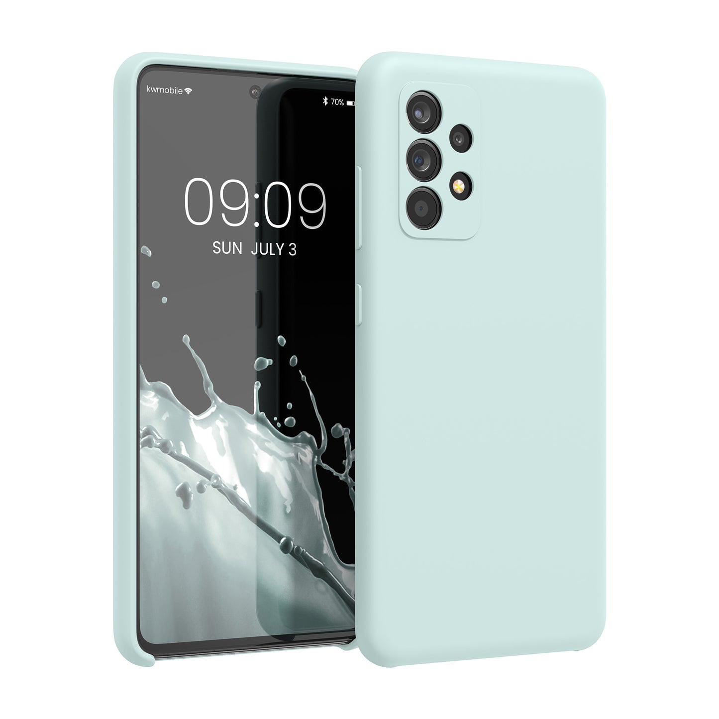 kwmobile Cell Phone Case for Samsung Galaxy A52 / A52 5G / A52s 5G - Silicone Case - Wireless Charging - Protective Cover