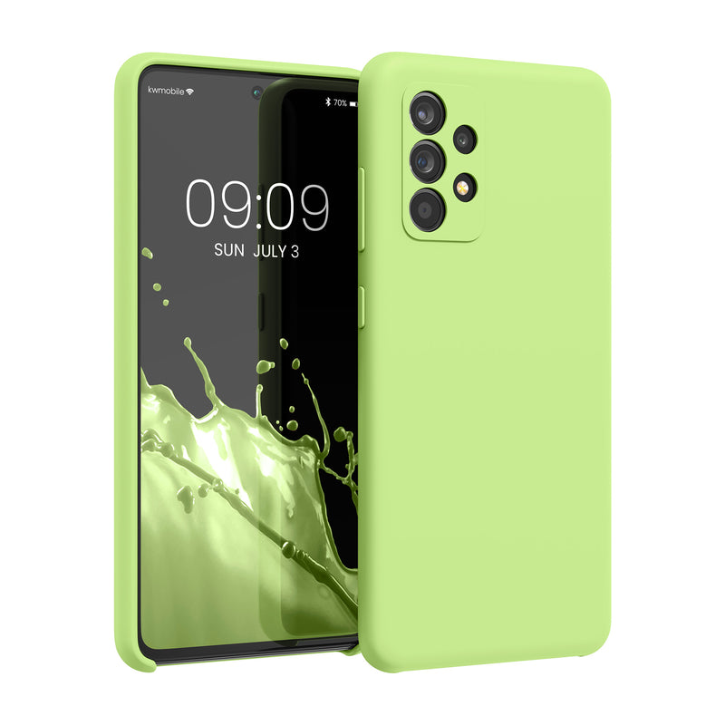 kwmobile Cell Phone Case for Samsung Galaxy A52 / A52 5G / A52s 5G - Silicone Case - Wireless Charging - Protective Cover